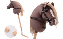 Stokpaard, 80 cm lang, deluxe