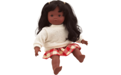 Pop zacht Afrikaans met lang haar, 40 cm, Les Pluminis