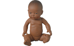 Pop meisje Afrikaans zonder haar, 42 cm, Les Pluminis