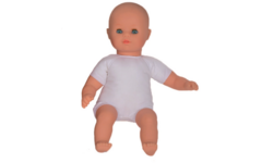 Pop zacht Europees zonder haar, 30 cm, Les Pluminis