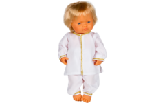 Poppenkledingset multi-cultureel voor poppen vanaf 38 cm