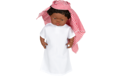 Poppenkledingset multi-cultureel voor poppen vanaf 38 cm