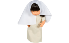 Poppenkledingset multi-cultureel voor poppen vanaf 38 cm