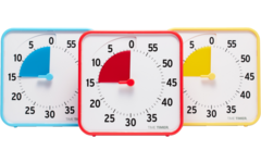 Time Timer® Primary Colour Collection, geel, rood, blauw
