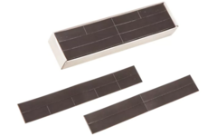 Magneetstroken, 12mm breed, zelfklevend, Set van 98 stuks