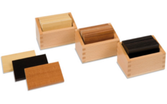 Gewichtsplankjes in 3 kistjes