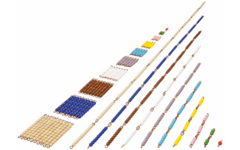 Korte ketting losse kralen glas