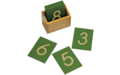 Schuurpapieren cijfers - schrijfschrift