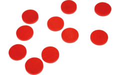 Fiches rood 100 stuks