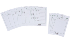 Aftrektafels 10 series per pakje