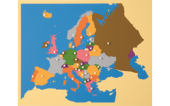 Inlegkaart Europa