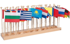 Vlaggenstandaard Europa, compleet