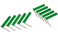 Extra vlaggen 10 stuks groen