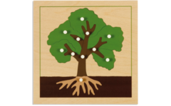 Botanische puzzel boom