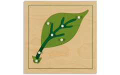 Botanische puzzel blad