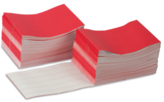 Schrijfboekje groot, rood