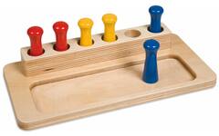 Tray met zes pionnen
