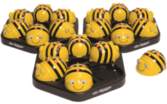 Bee-Bot klasse set 6 stuks met oplaadstation