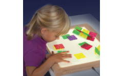 Lichttablet 48 × 38 × 2 cm met beukenhouten frame