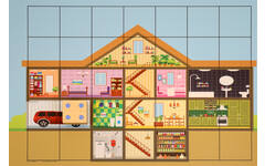 Bee-Botles huis (ook geschikt voor Blue-Bot en Primo Cubetto)