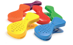 Opneembare knijpers, 6 stuks
