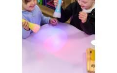 Zaklampen, 6 stuks inclusief oplaadstation