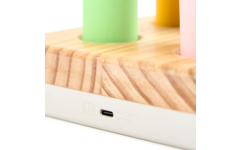 Zaklampen, 6 stuks inclusief oplaadstation