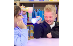 Zaklampen, 6 stuks inclusief oplaadstation