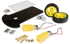 Programmeren -robotica - Whadda - frame met motor en 2 wielen, per set