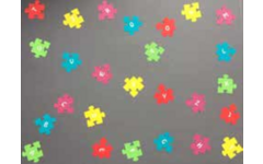 Pleinversiering Alfabet Puzzel 400 x 300 cm