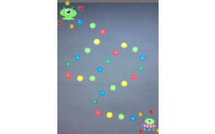 Pleinversiering Alfabet UFO spel 600 x 500 cm