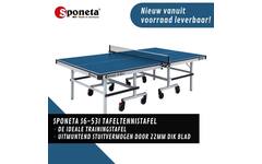 Sponeta S6-53i Tafeltennistafel indoor robuust, speelklaar