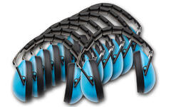 Gehoorbescherming budget blauw voordeelset, 10 stuks