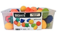 Mom's Care sensorisch speelgoed ballen set - 45 stuks - educatief