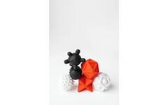 Mom's Care sensorisch speelgoed contrast ballen zwart wit 6 stuks baby