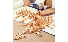 Houten Reuze Stapel en Bouwset