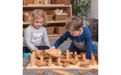 Houten Reuze Stapel en Bouwset