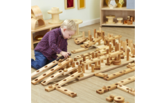 Houten Reuze Stapel en Bouwset