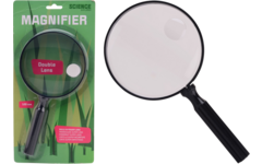 Vergrootglas met dubbele lens