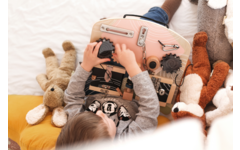 Small Foot - Houten Activiteitenbord Rotatie en Sloten