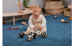 Baby Patroonballen Zwart & Wit, 6 stuks van vilt