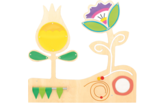 Wand decoratie lente 2, (excl. Montage)