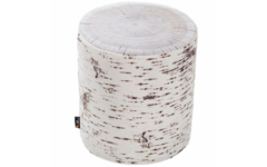 Poef indoor Berken, 45 cm hoog