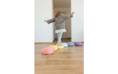 Stapelstein ® Rainbow Pastel, set van 6 stuks