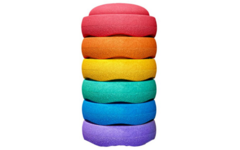 Stapelstein® Original Mini Rainbow Classic, set van 6 stuks