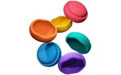 Stapelstein® Original Mini Rainbow Classic, set van 6 stuks
