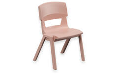 Kinderstoel Emma | Kunststof, Zithoogte 26 cm, Rose Blossom
