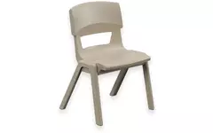 Kinderstoel Emma | Kunststof, Zithoogte 38 cm, Light Sand