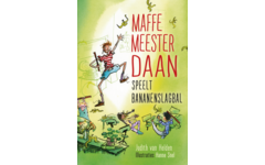 Maffe meester Daan speelt bananenslagbal