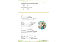Werkwoorden deel C (5 stuks)